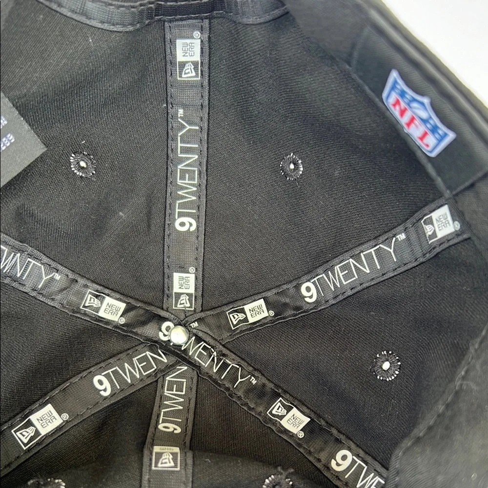 New Era Black 9 Twenty Super Bowl 57 Logo Hat Cap‎ “like new”